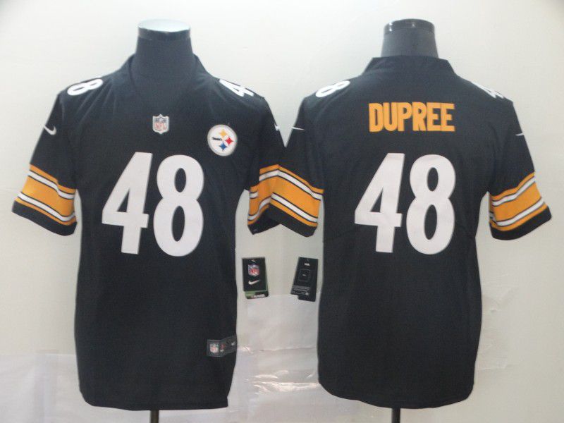 Men Pittsburgh Steelers #48 Dupree Black Nike Vapor Untouchable Limited Player NFL Jerseys->youth nfl jersey->Youth Jersey